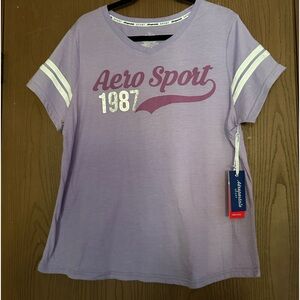 Aerosport top in a lovely shade of purple in 1X
